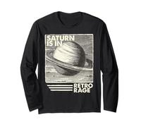 Saturno in Rabbia Retro, Stile Astrologico Mistico Weirdcore Maglia a Manica