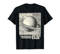 Saturno in Rabbia Retro, Stile Astrologico Mistico Weirdcore Maglietta