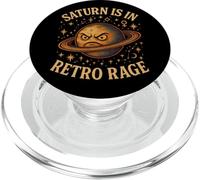 Saturno in Rabbia Retro, Stile Astrologico Mistico Weirdcore PopSockets PopGrip per MagSafe