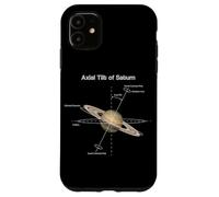 Saturno Inclinazione assiale di Saturno Sistema Solare Pianeti Donne Uomini Custodia per iPhone 11