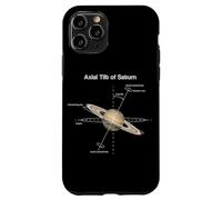 Saturno Inclinazione assiale di Saturno Sistema Solare Pianeti Donne Uomini Custodia per iPhone 11 Pro