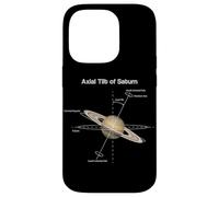 Saturno Inclinazione assiale di Saturno Sistema Solare Pianeti Donne Uomini Custodia per iPhone 14 Pro