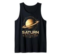 Saturno Sta chiamando e Devo Andare Planet Lover Astronomia Canotta