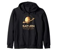 Saturno Sta chiamando e Devo Andare Planet Lover Astronomia Felpa con Cappuccio