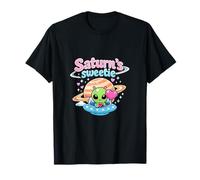 Saturns Sweetie Carino UFO Alien Giochi di Parole Spazio Arte Maglietta
