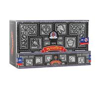 Satya - Bastoncini di incenso, Aroma: Satya Super Hit Nag Champa (12 Confezioni da Circa 12 Bastoncini)