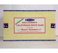 Satya, bastoncini di incenso Nag Champa, confezione da 12, 15 g, CALIFORNIAN WHITE SAGE