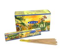 Satya Bastoncini di Incenso Naturali Nag Champa - Confezioni da 15g, Naturale, Confezione Individuale