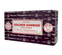 Satya Bastoncini d'incenso Golden Sunrise 12x15g Miscela di fragranze indiane