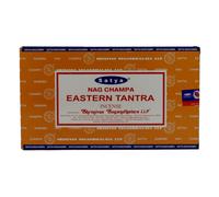 Satya Bastoncini d'incenso Nag Champa Eastern Tantra 12x15g Miscela di fragranze