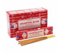 Satya Celestial Bliss Incense Stick Confezione da 12 x 15 g ogni 180 bastonci...