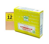 SATYA Coni di incenso alla citronella, confezione da 12