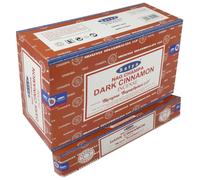 Satya Dark Cinnamon Agrabatti Nag Champa Incense Stick Masala Fragrance Box...