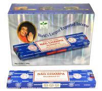 SATYA Encens Nag Champa Bâtonnet MASALA, 40 Grammes X 12 Boites