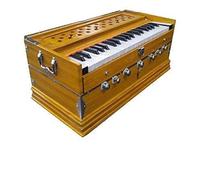 SATYA EXPORTS Harmonium - Bhajan per yoga, 440 Hz, extra altezza, lunga durata, dimensioni: 55,9 x 30,5 x 25,4 cm