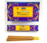 Satya Lavender Fragrance Agrabatti Natural Series Masala Incense Stick Box 180 g