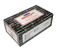 Satya Midnight - Bastoncini di incenso, confezione da 12 scatole da 15 g