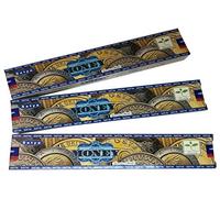 Satya Money Incense Bastoncini - Confezione da 3 (15 grammi ciascuno), oro