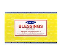 Satya Nag Champa Blessings - Bastoncini di incenso 100% naturali, 12 confezioni, fatti a mano, utilizzati per alleviare lo stress, decorazioni spirituali, sbavature e meditazione