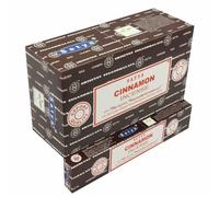 Satya Nag Champa Masala Bastoncini di Incenso Fragranza Naturale Cannella...