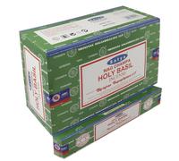 Satya Nag Champa Masala Bastoncini di Incenso Fragranza Sacro Basilico...