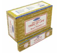 Satya Nag Champa Masala Bastoncini di Incenso Profumo Albero della Vita...