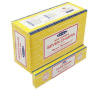 Satya Nag Champa Masala Incense Stick Fragrance Seven Chakra Agrabatti Box 180 g