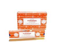 Satya Nag Champa Masala Incense Stick Natural Fragrance Pyramids Agrabatti 180 g