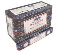 Satya Nag Champa Masala Incense Sticks Fragrance Black Opium Agrabatti Box 180 g