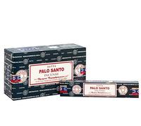 Satya Nagchampa Aroma de Palo Santo Varillas de incienso Agarbatti - Confezione da 12 cajas (15 mm CADA)-180 mm..