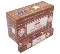 Satya Natural Musk Fragrance Agrabatti Nag Champa Masala Incense Stick Box 180 g