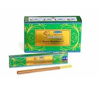 Satya Sai Baba Natural Patchouli Bastoncini di Incenso Agarbatti (Scatola da ...
