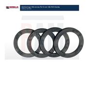 Satz mit 4 Zentrierringen von 106 mm bis 78,10 mm