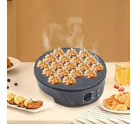 SAUADY Takoyaki Macchina elettrica 18 fori per Takoyaki Palle Takoyaki Grill vassoio può Frutta Cioccolato Uova Pasta Salsicce Nero 750W
