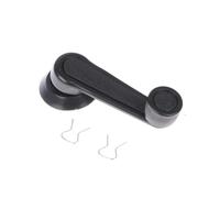 SAUANMNKTP Alzacristallo Elettrico 1PC Universale Per Finestrino Per Auto Connect Winder Handle Manovella Porta Leva Mano Sostituzione Automatica Anteriore Destro Senza(Black)