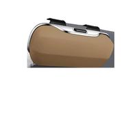 SAUANMNKTP Scatola Occhiali da Sole Auto per Mazda CX-8 per CX-5 BT-50 per MX-5 2025 Aletta Parasole Auto Custodia Occhiali Borsa Portaoggetti Porta Sole Scatolas Visiera Car(Beige)