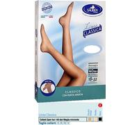 Sauber Collant Open Toe 140 Microrete Nero 2 Linea Classica 1paio