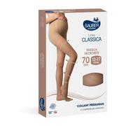 Sauber Collant 70 Denari Premaman Maglia Microrete Neutro Beige 5 Linea Classica