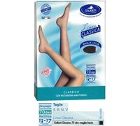 Sauber classico collant 70 denari maglia liscia blu notte 4