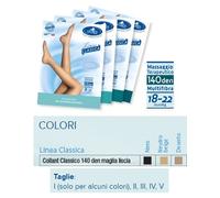Sauber Collant 140 Denari Maglia Liscia Neutro Beige 2 Linea Classica