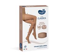 Sauber Collant 140 DEN 18-22 mmHg Punta Aperta per il microcircolo taglia 2 colore neutro beige