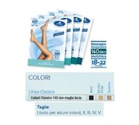Sauber Collant 140 Denari Maglia Liscia Neutro Beige 2 Linea Classica
