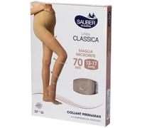 Sauber Collant 70 Denari Premaman Maglia Microrete Neutro Beige 3 Line