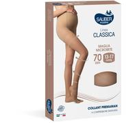 Sauber Collant 70 Denari Premaman Maglia Microrete Neutro Beige 3 Linea Classica