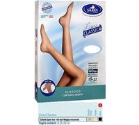 Sauber Collant Open Toe 140 Microrete Nero 2 Linea Classica 1paio
