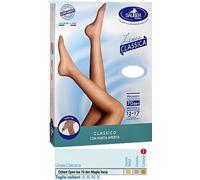Sauber Collant Open Toe Maglia Liscia 70 DEN Neutro Beige Taglia 5 Linea Classica