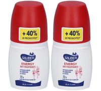 Sauber Deo 72H Energy Antitraspirante Roll On 2x70 ml