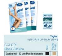 DESA PHARMA Srl Sauber Linea Classica Gambaletto 140Den Microrete Colore Nero Taglia 4