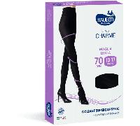 Sauber Linea Charme Supercoprente 70 Den Nero Taglia 5