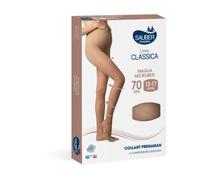 Sauber Collant 70 Denari Premaman Maglia Microrete Neutro Beige 3 Linea Classica